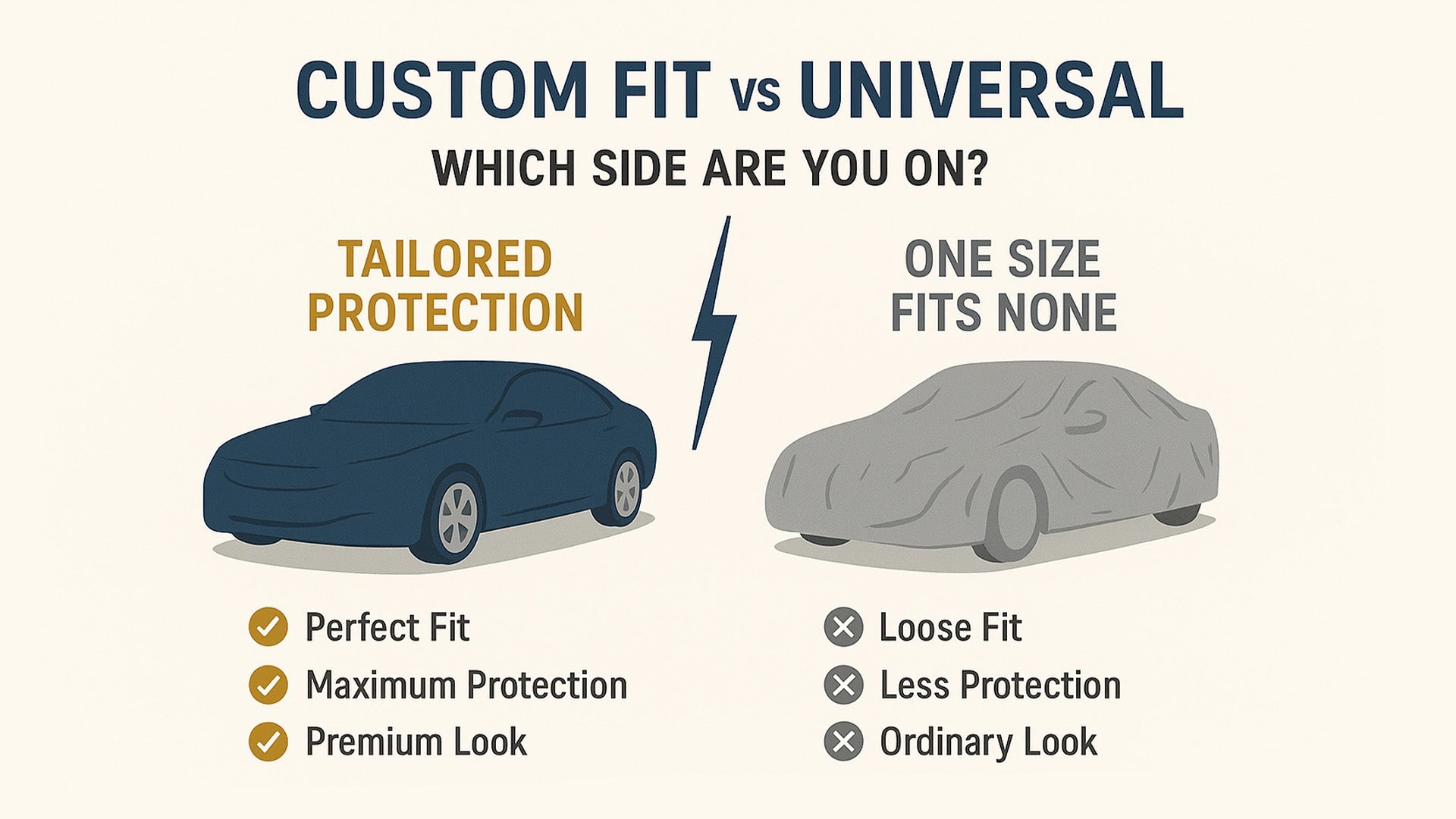 Custom Fit Car Covers vs Universal Car Covers: Which One Should You Buy?